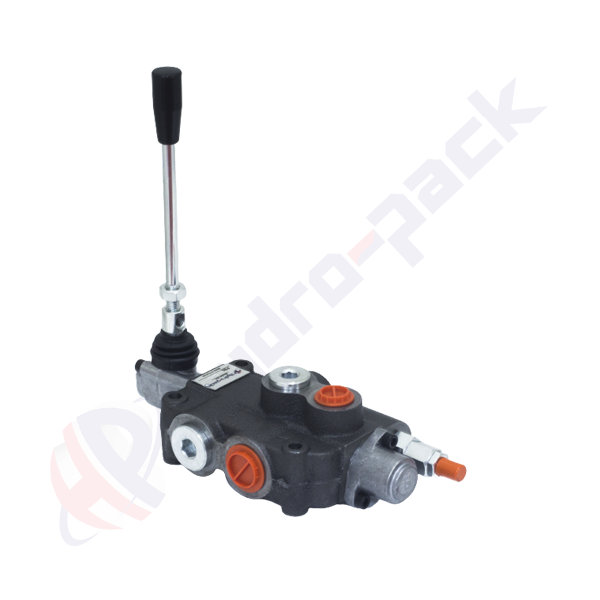 Distributeur hydraulique monobloc 80 litres, P80 , un tiroir , G 1/2" , tiroir simple effet centre ouvert , P80 C1 GKZ1