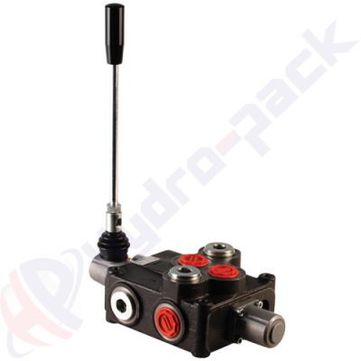 Distributeur hydraulique monobloc 120 litres, P120 , un tiroir , G 3/4" , tiroir centre ouvert