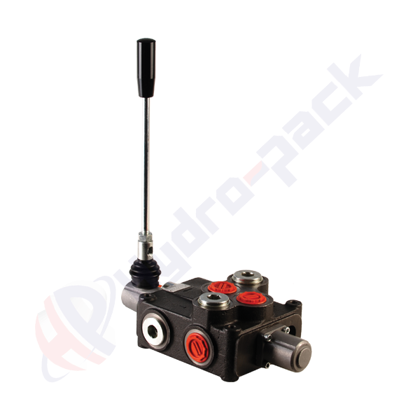 Distributeur hydraulique monobloc 120 litres, P120 , un tiroir , G 1" , tiroir central ouvert
