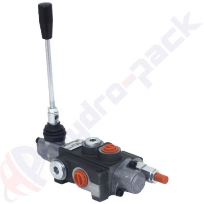 Distributeur hydraulique monobloc 40 litres, P40 , un tiroir , G 3/8" , tiroir simple effet centre ouvert , P40 C1 GKZ1