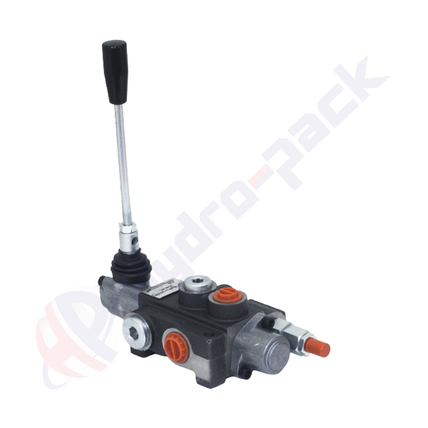 Distributeur hydraulique monobloc 40 litres, P40 , un tiroir , G 3/8" , tiroir simple effet centre ouvert , P40 C1 GKZ1