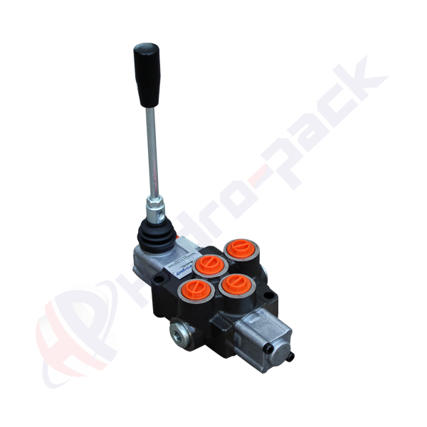 Distributeur hydraulique monobloc 35 litres, P38 , un tiroir , G 3/8" , tiroir centre ouvert