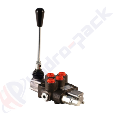 Distributeur hydraulique monobloc 35 litres, P38R , un tiroir , G 3/8" , tiroir centre ouvert