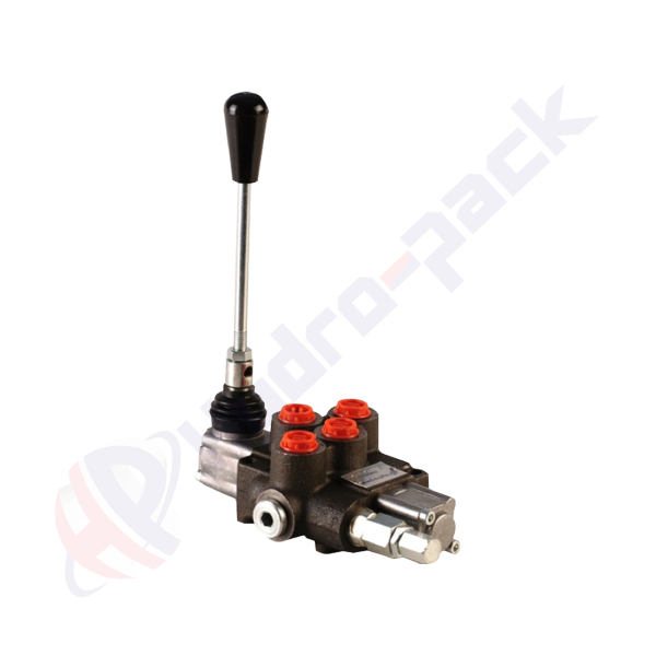 Distributeur hydraulique monobloc 35 litres, P38R , un tiroir , G 3/8" , tiroir centre ouvert
