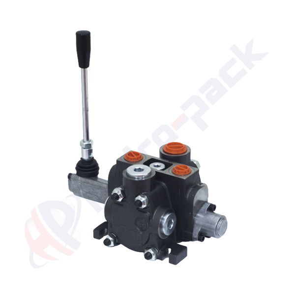 Distributeur hydraulique empilable de 70 litres, PC70 , un tiroir , G 1/2" , tiroir central ouvert