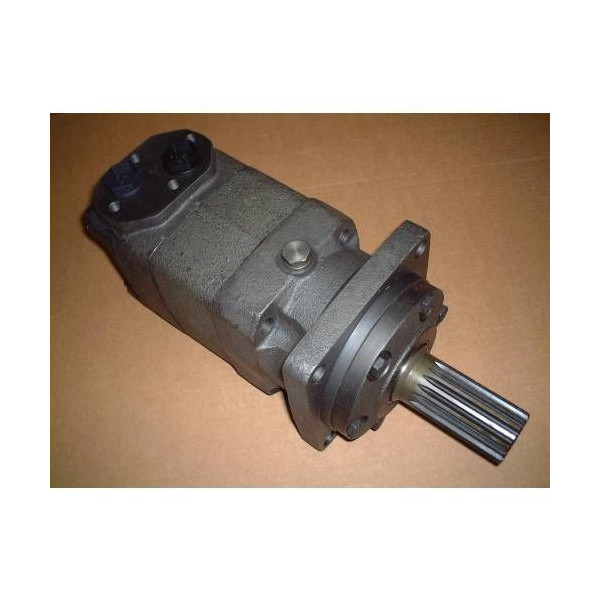 Moteur hydraulique série MT, 500 cc/tr, arbre cannelé 38,1 mm 17T ANS B92.1-1976 , bride de fixation carrée 4 boulons , MT500SH