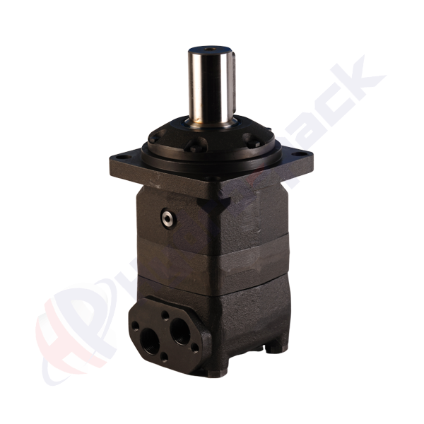 Moteur hydraulique série MV, 500 cm3/tr, arbre droit claveté 50 mm DIN6885 , bride de fixation carrée 4 boulons , MV500C
