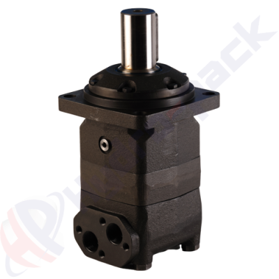 Moteur hydraulique série MV, 400 cm3/tr, arbre droit claveté 50 mm DIN6885 , bride de fixation carrée 4 boulons , MV400C