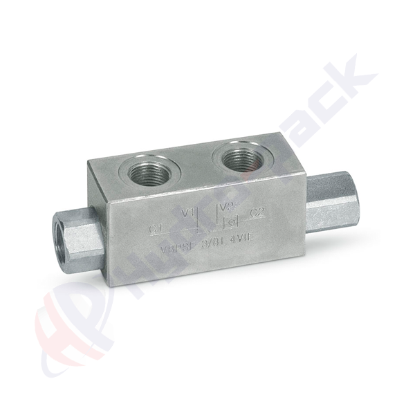 Clapet anti-retour monopiloté, VBPSE , 50 L/min, G 1/2" , VBPSE 1/2 L 4 VIE V0240