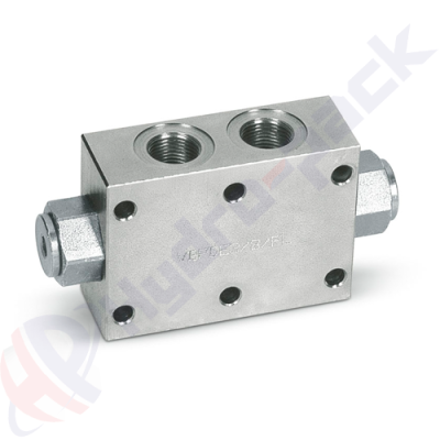Clapet anti-retour piloté double, VBPDE FL , 55 L/min, G 1/2" , VBPDE 1/2 FL V0195