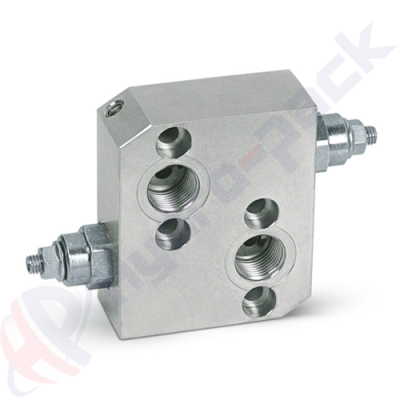 Soupape de décharge croisée pour MP-MR, VAU MP/MR , 60 L/min, G 1/2" , 10-180 bar, VAU 1/2 OMP/OMR 10-180 bar V0500/180