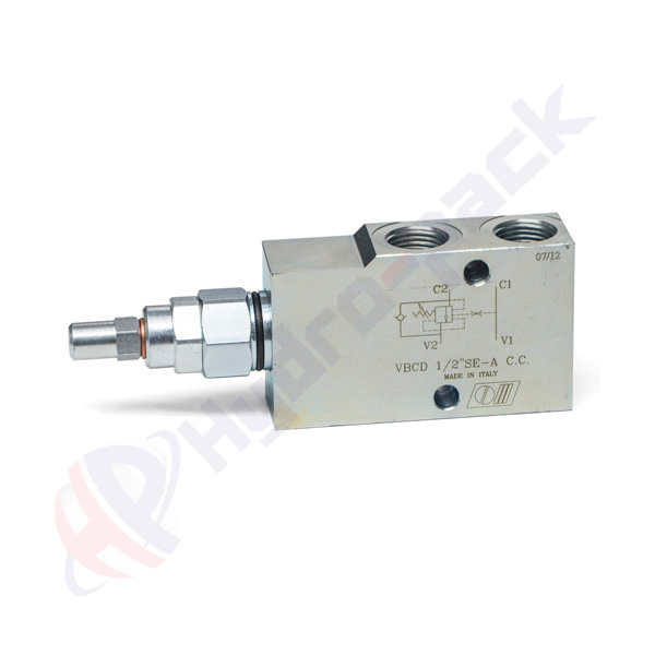 Soupape de maintien simple, VBCD SE A CC , 40 L/min, G 3/8" , VBCD 3/8 SE A CC V0391