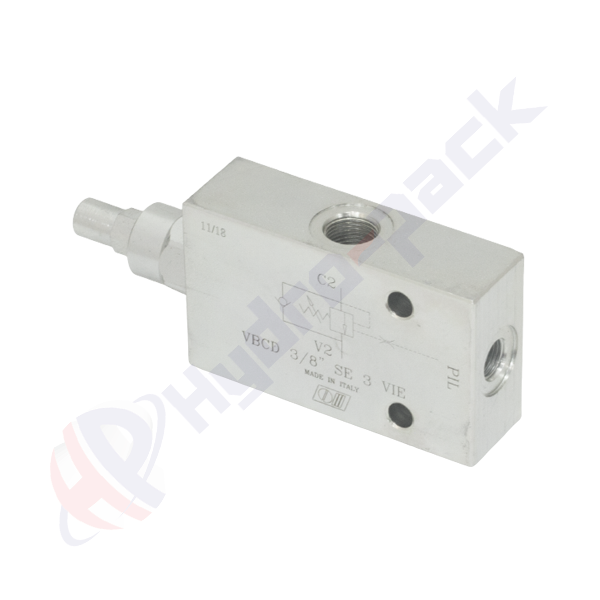 Soupape de maintien simple, VBCD SE 3 VIE , 60 L/min, G 1/2" , VBCD 1/2 SE 3 VIE V0414