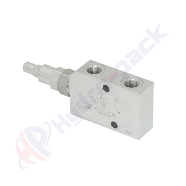 Soupape de maintien simple, VBCD SE , 105 L/min, G 3/4" , VBCD 3/4 SE V0411