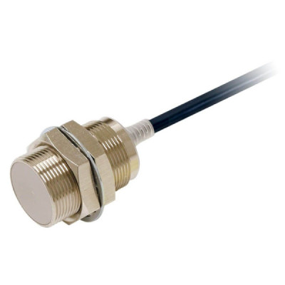 Détecteur de proximité, inductif, nickel-laiton, corps court, M30, blindé, 10 mm DC, 3 fils, PNP NO, IO-Link COM3, câble 2 m