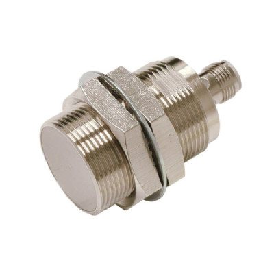 Détecteur de proximité inductif nickel-laiton, corps court, m30, blindé, 15 mm, dc, 3 fils, npn no, connecteur m12