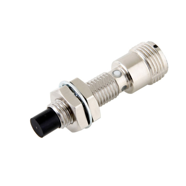 Détecteur de proximité inductif, SUS à corps court, M8, non blindé, 8 mm, DC, 3 fils, PNP NO, IO-Link COM3,  connecteur M12