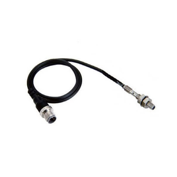 M4, blindé, 0,8 mm, 12-24 Vc.c., PNP NO, câble 0,3 m avec connecteur M8, 3 broches