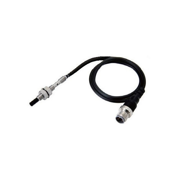M5, non blindé, 3 mm, 12-24 Vc.c., PNP NO, câble 0,3 m avec connecteur M8, 3 broches