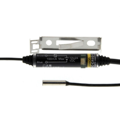 3 dia. x 12 mm, 0.8 mm, 10-30 Vc.c., NO, IP67, câble 2 m