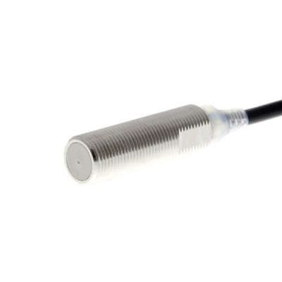 M12, blindé, Sn: 3 mm, L43(52) mm, inox, jusqu'à 120°C, 12-24 Vc.c., PNP, NO, câble 2 m