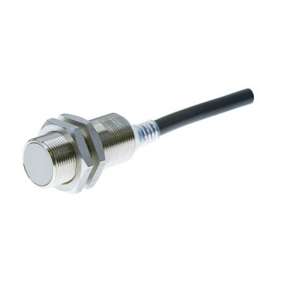 M18, blindé, Sn: 7 mm, L43(55) mm, inox, jusqu'à 120°C, 12-24 Vc.c., PNP, NO, câble 2 m