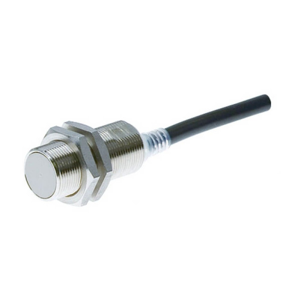 M18, blindé, Sn: 7 mm, L43(55) mm, inox, jusqu'à 120°C, 12-24 Vc.c., PNP, NO, câble 2 m
