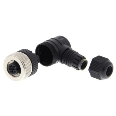 Y92E-M12PVC4Aconf-L           CON FEM M12 4 FI