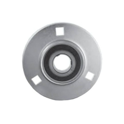 Support rond en tôle emboutie avec roulement SA208-2RS - axe de 40mm ISB