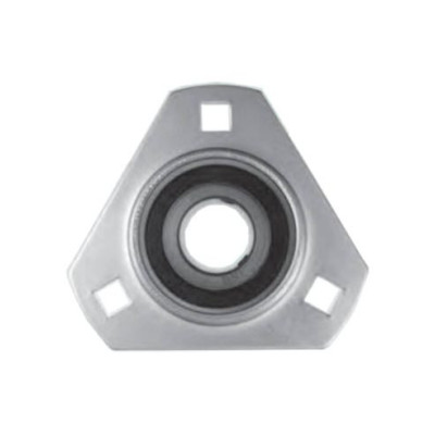 Support triangulaire en tôle emboutie avec roulement SB203-2RS - axe 17mm ISB