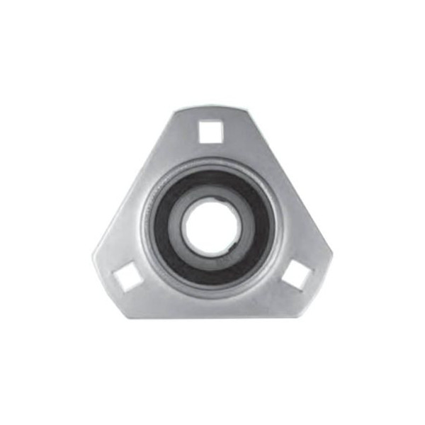 Support triangulaire en tôle emboutie avec roulement SB203-2RS - axe 17mm ISB