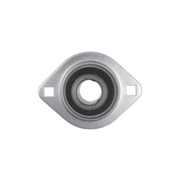 Support ovale en tôle emboutie avec roulement SA208-2RS - axe 40mm ISB